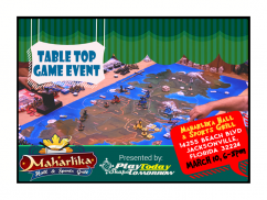 table top game event flyer