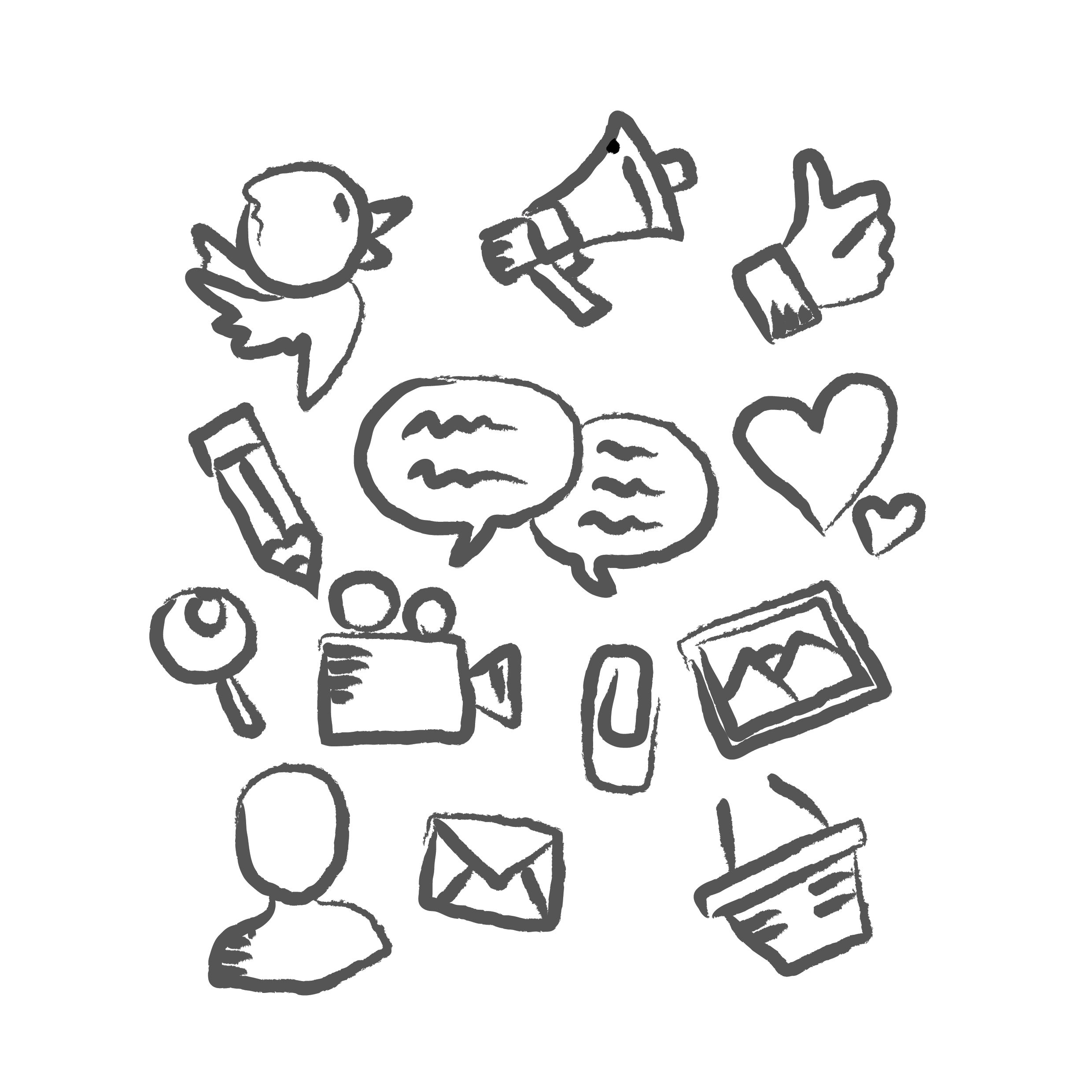 social media icons social media icons