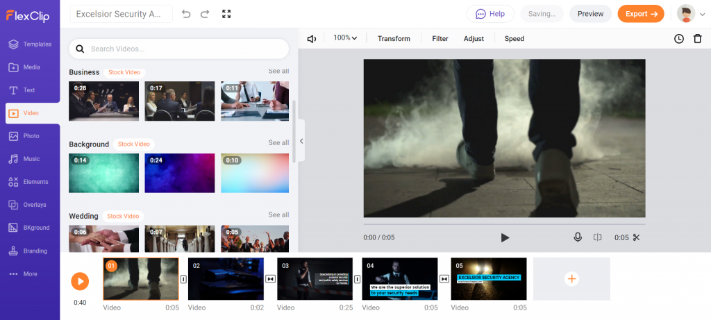 flexclip editor